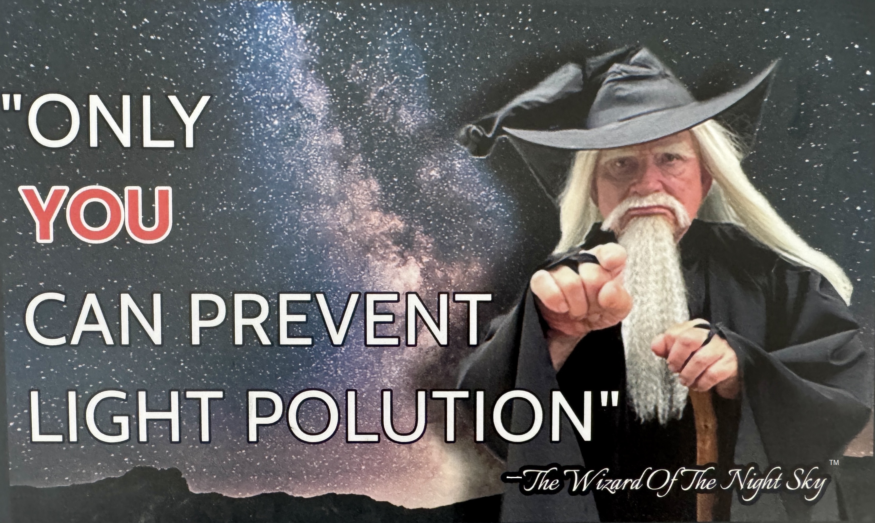 Only You Can Prevent Light Pollution