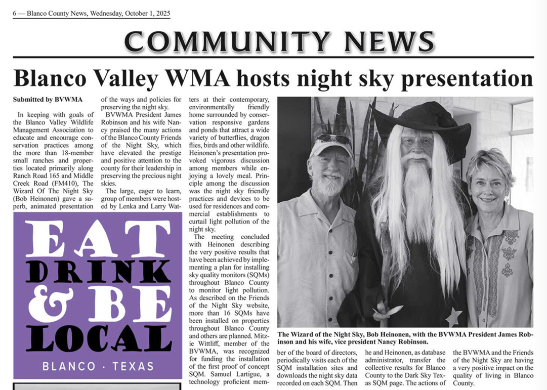 Wizard at BVWMA